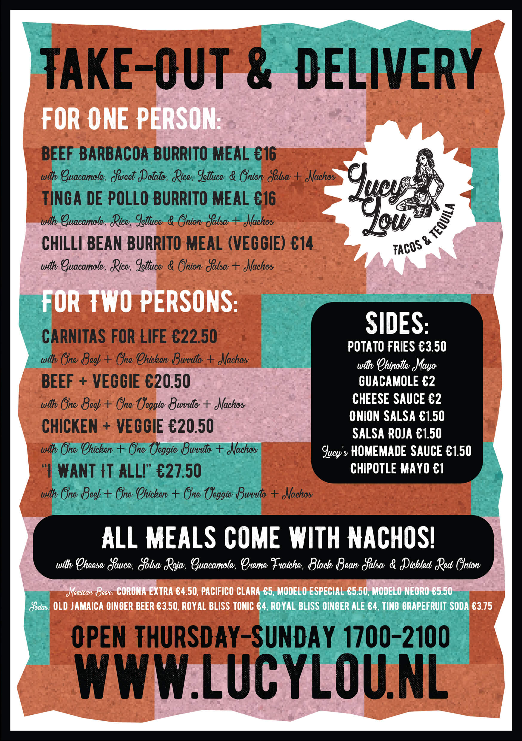 Lucy Lou Tacos & Tequila Vredenburg Utrecht ZuidAmerikaans